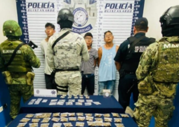 Aseguran a tres presuntos narcomenudistas en Playa del Carmen