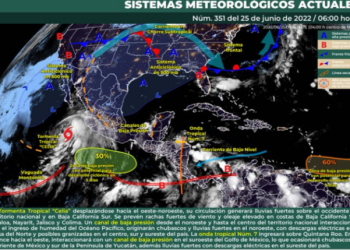 Prevén sábado con probabilidad de lluvia para Quintana Roo