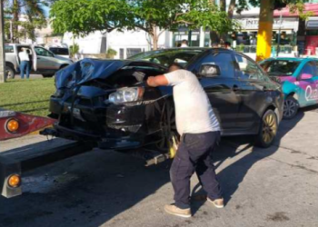 Se registran dos accidentes vehiculares en Cancún