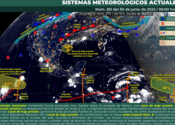 Prevén cielo nublado y fuertes lluvias para Quintana Roo