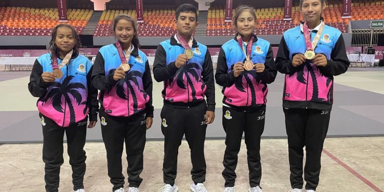Destacan ocho Judocas tulumnenses en Nacionales Conade 2022