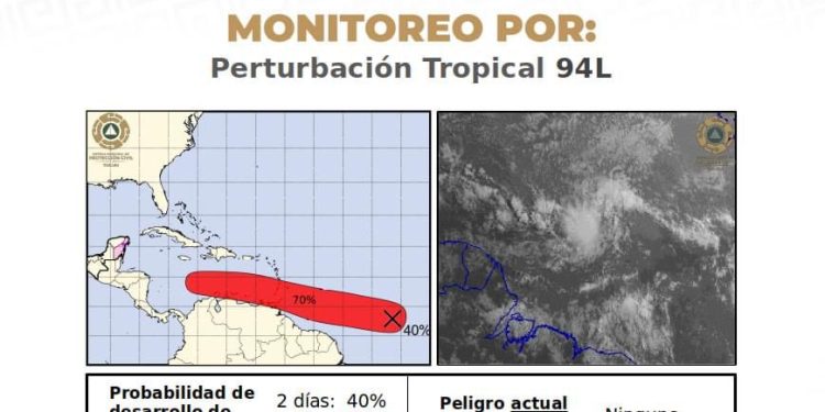 Monitorean posible formación ciclónica en el Atlántico