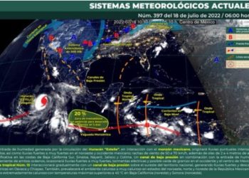 Prevén inicio de semana con intervalos de chubascos en Quintana Roo