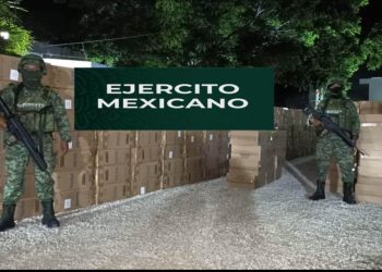 Asegura ejército en el sur de Quintana Roo 37 mil cajetillas de cigarros