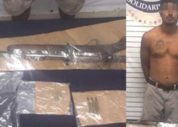 Detienen a sujeto armado tras intento de robo en Nuevo Noh Bec