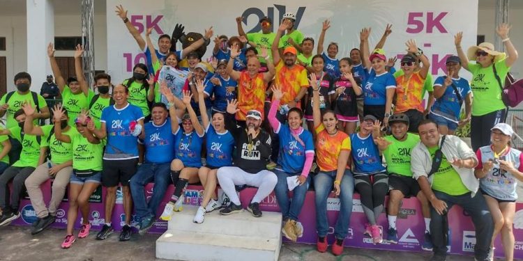 Una fiesta deportiva la carrera 21K Chetumal