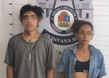 Detienen a pareja narcomenudista en Cancún