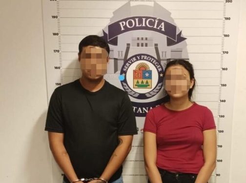 Detienen a pareja de narcomenudistas en Cancún