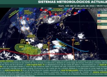 Anticipan cielo parcialmente nublado y lluvias para Quintana Roo