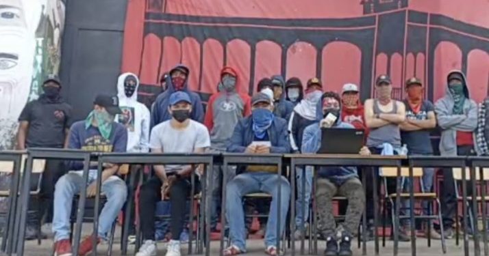 Estudiantes en Michoacán se manifestaron para exigir atención de calidad para su compañero que cayó de un autobús