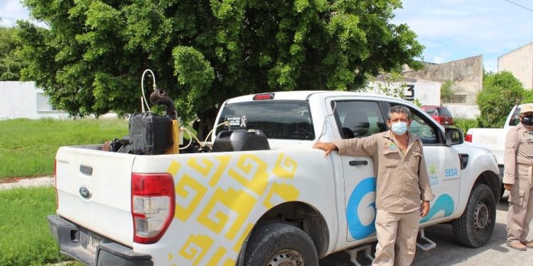Se nebulizará para proteger a 27 mil ciudadanía en Chetumal