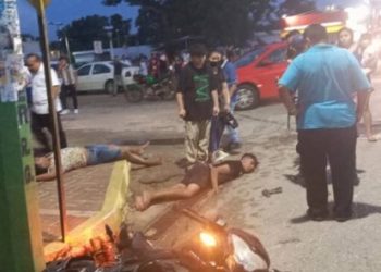 Aparatoso accidente vehicular deja dos lesionados en Kantunilkin