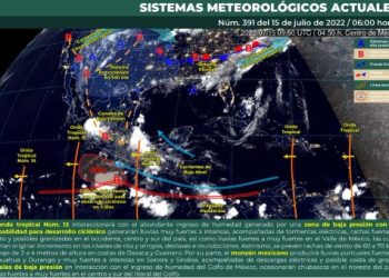 Pronostican temperaturas altas e intervalos de chubasco para Quintana Roo