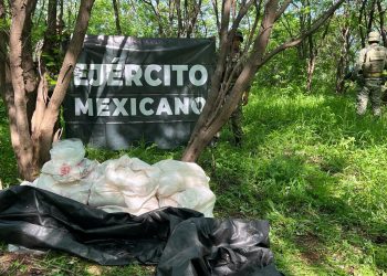 Ejército Mexicano asegura 200 kilogramos de metanfetamina en Sinaloa