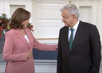 AMLO se reúne con la vicepresidenta de Estados Unidos, Kamala Harris