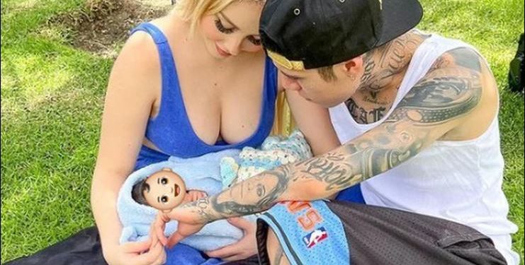 El rapero Santa fe Klan y Maya Nazor dan a conocer el nacimiento de su primer hijo llamado Luka