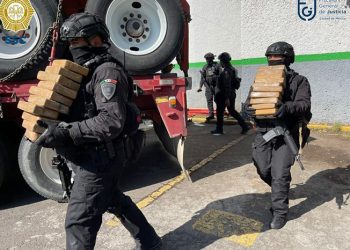 Decomisan toneladas de cocaína colombiana en la CDMX