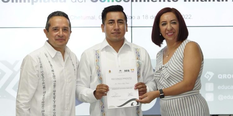 Premia Carlos Joaquín el esfuerzo y talento de las y los ganadores de la Olimpiada del Conocimiento Infantil 2022