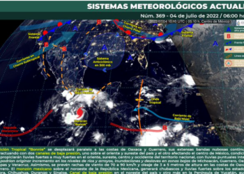 Prevén inicio de semana húmedo para Quintana Roo