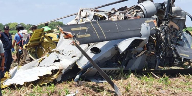 Se desploma helicóptero de la Marina dejando un saldo de 9 fallecidos en Los Mochis