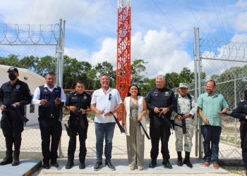 La SSP de Quintana Roo inauguró un sitio de radiocomunicación en Puerto Morelos