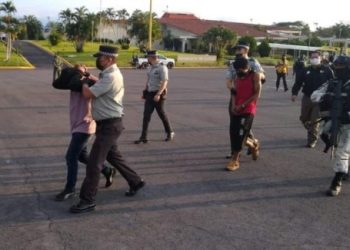 Dos de los cuatro detenidos por hechos violentos en Colima son entregados a la FGR