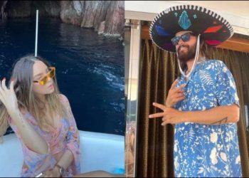 Belinda vacaciona junto al actor y vocalista de la banda 30 Seconds to Mars Jared Leto