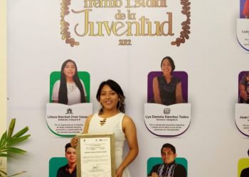 Estudiante del TecNM es galardonada con el Premio Estatal de la Juventud 2022