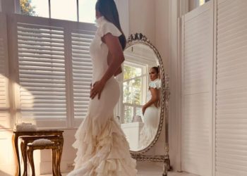 JLo utilizó tres vestidos en su lujosa boda con Ben Affleck