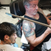 Sylvester Stallone cubrió tatuaje de su ex esposa con retrato de su perrito Butkus