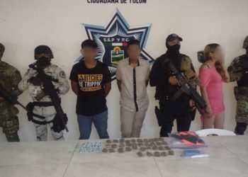 Detienen a presuntos narcomenudistas en la Zona Costera de Tulum