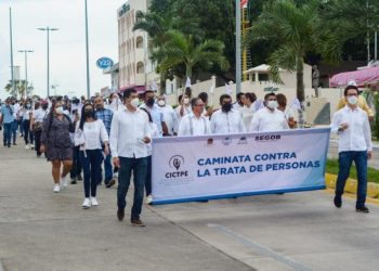 Caminata contra delito de trata de personas