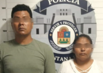 Aseguran a pareja relacionada con el robo de motocicletas en Cancún