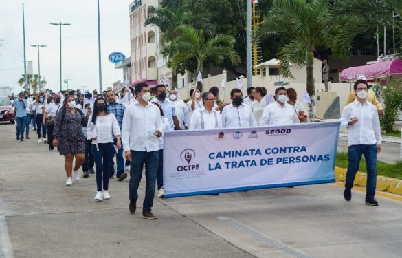 Caminata contra delito de trata de personas