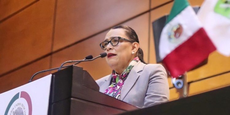  La coordinadora del Gabinete de Seguridad del Gobierno de México entregó a los diputados federales un paquete de propuestas de iniciativas de ley, en el marco de la Estrategia Nacional de Seguridad