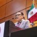 La coordinadora del Gabinete de Seguridad del Gobierno de México entregó a los diputados federales un paquete de propuestas de iniciativas de ley, en el marco de la Estrategia Nacional de Seguridad