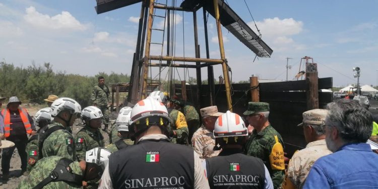 El equipo interinstitucional para el rescate minero en Coahuila diseña ayuda extranjera