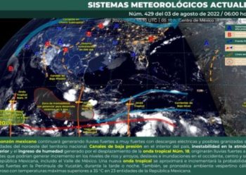 Prevén lluvias matutinas el sur de Quintana Roo