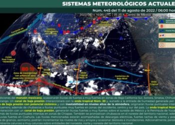 Pronostican intervalos de chubascos en Quintana Roo