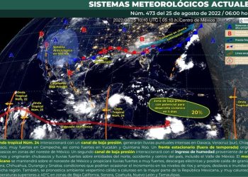 Onda Tropical No. 24 provoca afectaciones en Quintana Roo
