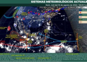 El ingreso de la Onda Tropical núm. 21 afecta a Quintana Roo