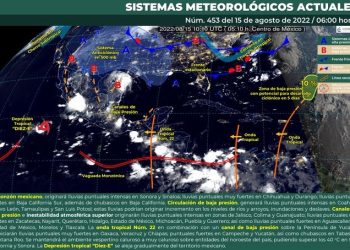 Prevén intervalos de chubascos y altas temperaturas en Quintana Roo
