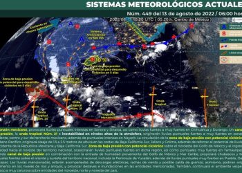 Prevén cielo parcialmente nublado para Quintana Roo