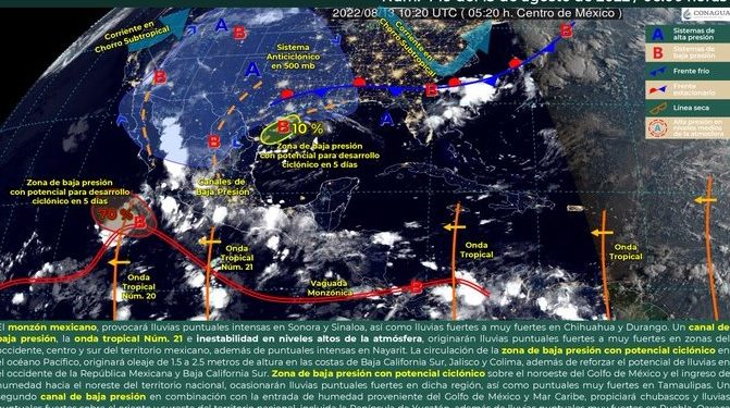 Prevén cielo parcialmente nublado para Quintana Roo