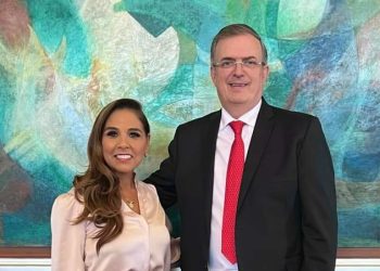 Se reúnen Mara Lezama y Marcelo Ebrard