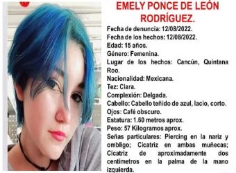 FGE emite alerta alba ante la desaparición y rapto de Emely Ponce