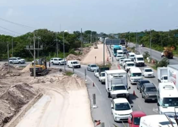 SCT exhorta a los automovilistas hacer uso de vías alternas por obras en Boulevard Colosio