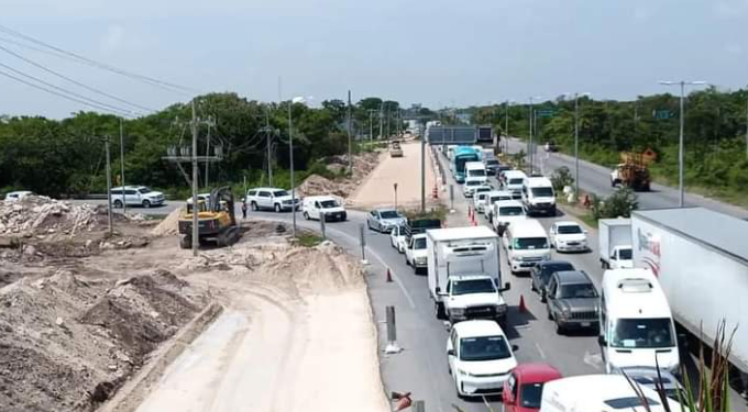 SCT exhorta a los automovilistas hacer uso de vías alternas por obras en Boulevard Colosio