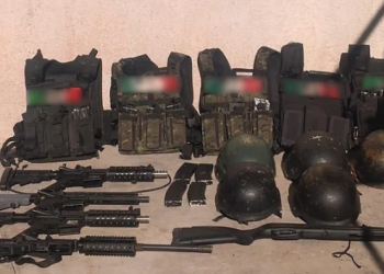 Detienen en Guanajuato a seis integrantes del CJNG y decomisan armas largas así como artefactos explosivos