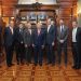 AMLO recibe en el Palacio Nacional a directivos de las grandes ligas del béisbol